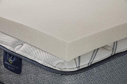 Serta CopperGel Cooling, Pressure-Relieving Memory Foam Mattress Topper, 3 Inch, Twin XL 5
