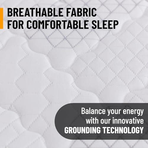 Ottomanson Twin 9" Hybrid Mattress - Medium Firm Support - Made in USA - Individually Pocketed Coils & CertiPUR-US Foam - Fiberglass-Free - Bed in a Box 5