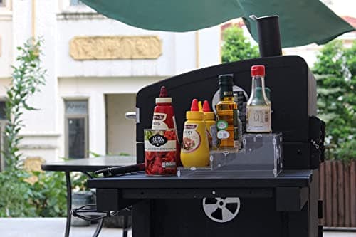 Evron Pantry Organization & Storage Clear Acrylic Spice Rack Organizer for Cabinet & Countertop (ASSEMBLY REQUIRED) 3 Tier Organizer 10.5 in 5