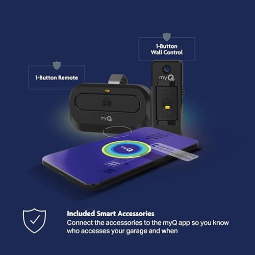 Chamberlain 1/2 HP Chain Drive Smart Garage Door Opener with Battery Backup, 1-Bulb Lighting, and myQ Connectivity 7