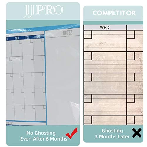 Large Dry Erase Wall Calendar - 38" x 72" - Undated Blank Reusable Yearly Calendar - Giant Whiteboard Annual Poster - Laminated Office Jumbo 12 Month Calendar 5