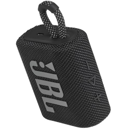 JBL Go 3 - Portable Mini Bluetooth Speaker, big audio and punchy bass, IP67 waterproof and dustproof, 5 hours of playtime, speaker for home, outdoor and travel (Black) 6
