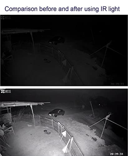 IR Infrared 940nm Illuminator, 120 Degree Wide Angle, Waterproof Outdoor LED Infrared Light Lamp for IP CCTV Monitoring Security Cameras, AC 85-265V 6