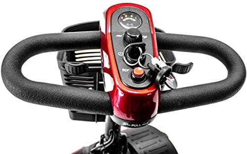 BUZZAROUND EX Extreme 4-Wheel Heavy Duty Long Range Travel Scooter, Red, 18-Inch Seat 5