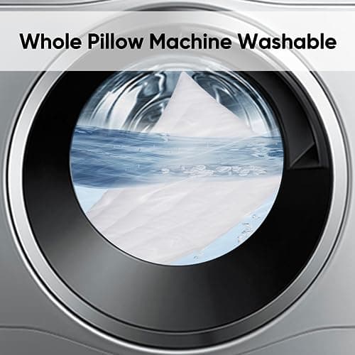 MINUPWELL Ultra Flat Pillows for Sleeping Thin, 7D High Support 2.5 inch Height Ultra Thin Pillows,Slim Bed Pillows for Stomach Sleeper,Standard Size -18x26 in 7