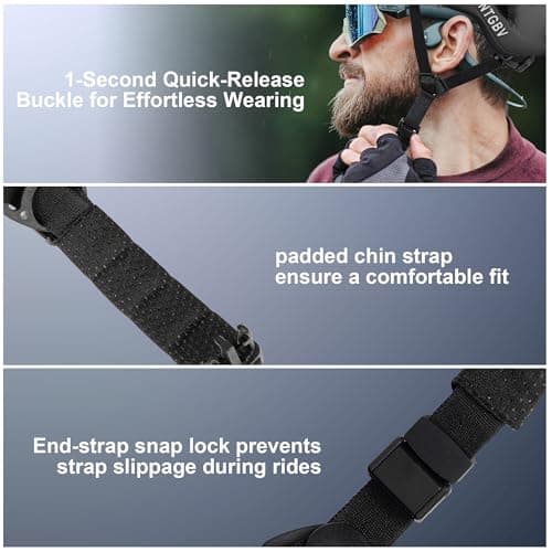 NTGBV Adult Bike Helmet for Men/Women with Helmet Bag 2 Removable Moisture-Wicking Liners Adjustable Dial Comfort Fit Lightweight Shockproof CPSC 1203 Safety Certified for Road-Ready/Urban-Commute/MTB 5