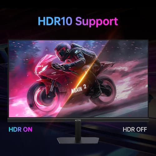 KTC 24 Inch 180Hz/190Hz Gaming Monitor, FHD PC Computer Monitor with Fast IPS Panel, HDR400, 133% sRGB, Bluelight Filter, 2 HDMI & 1 DP Port, Compatible Freesync and Wall Mountable, H24F8 7