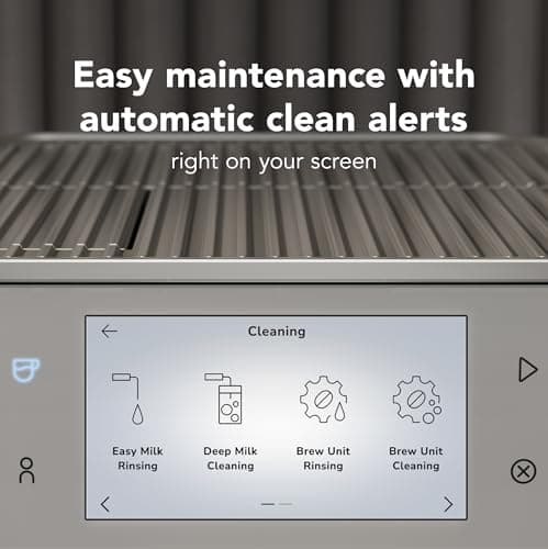 KitchenAid Fully Automatic Espresso Machine KF8 with Milk Attachment and Plant Based Milk Options, KES8558SX, Stainless Steel 8