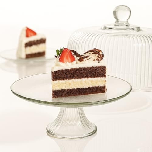 Anchor Hocking Monaco Cake Set, STD, Crystal 8