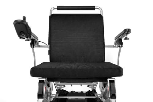 Porto Mobility Ranger Discovery XL Wide Seat Lightweight Foldable Heavy Duty Weatherproof Electric Wheelchair, Portable, only 50 lbs Powerful Motors All Terrain Folding Power Wheelchair (XL Wide Seat) 5