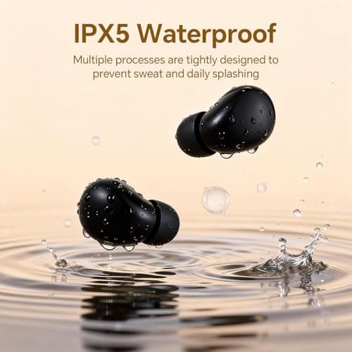 Smallest Invisible Mini Earbuds Wireless Bluetooth, Low Profile Micro Tiny Discreet Hidden Earbuds for Work, Small Headphones, Invisible Sleep Wireless Earphone IPX5 Waterproof for Small Ear Canals 5