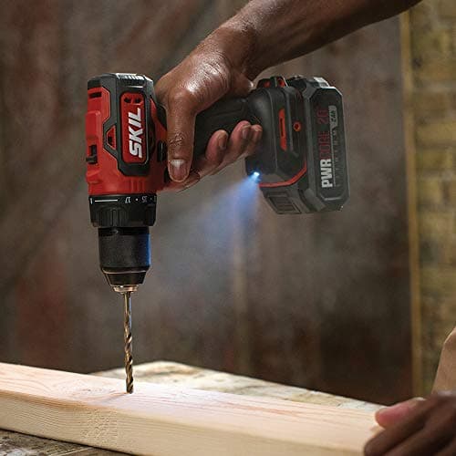 SKIL PWR CORE 20 Brushless 20V 1/2 Inch Drill Driver Includes 2.0Ah Lithium Battery and Standard Charger - DL529303 6