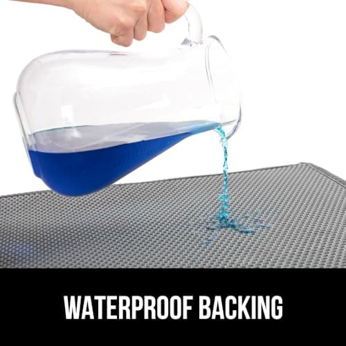 GORILLA GRIP Honeycomb Cat Litter Box Mat, Two Layer Trapping Waste Mats, Soft On Paws, Litter Box Supplies and Essentials for Indoor Cats, Traps Excess, Water Resistant for Floors, 24x15 Gray 6