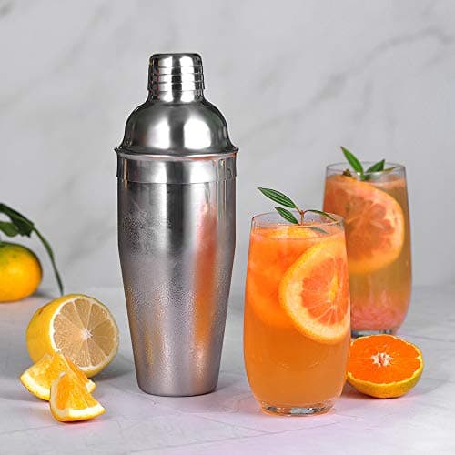 Etens Bar Cocktail Shaker, 24 oz Martini Shaker Drink Mixer with Built-In Strainer for Bartending – Stainless Steel Bartender Shakers for Mixed Drinks Margarita Alcohol Liquor Barware Tools 7