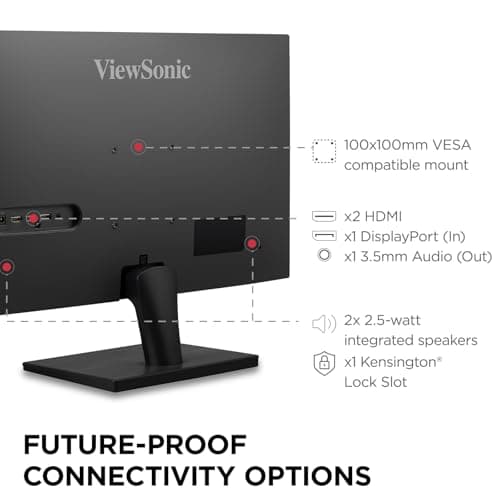 ViewSonic VS2725-2K 27 Inch QHD 1440p Monitor with 100Hz, HDMI, DisplayPort, and Variable Refresh Rate for Home and Office 5