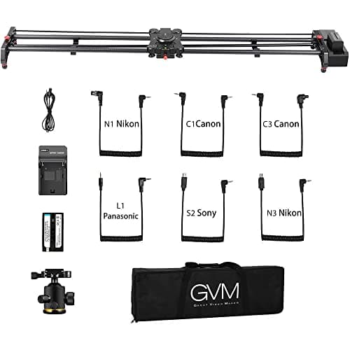 GVM SLIDER-120 Wireless Professional Carbon Fiber Motorized Camera Slider, Support Video Mode, Time-Lapse Photography, Horizontal, Tracking and 120° Panoramic Shooting 7
