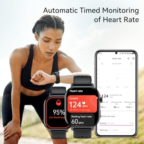 GPS Smart Watch for Men Women, 2.06" AMOLED Smartwatch with Bluetooth Call, 178+ Sports, Fitness Tracker with Compass/SPO2/Heart Rate/Sleep Monitor, 3ATM Waterproof for Android iOS, Outdoor Activity 7