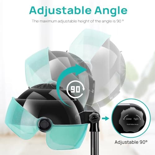 Professional Hair Dryer, Ionic Hooded Dryer, Hooded Hair Dryer with Digital Display, Touch Controls and 3 Temperature Settings for Salon and Home Use 5