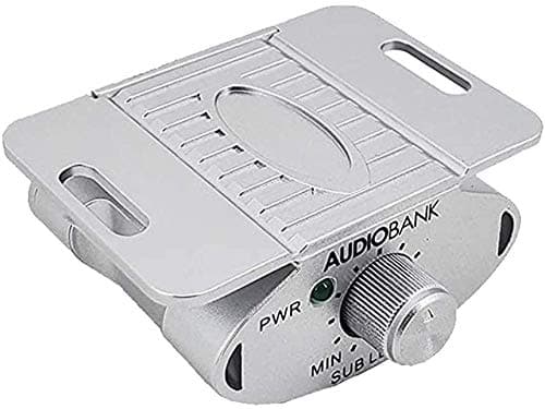 Audiobank AP15-1/2 Din Car Audio Digital Bass Processor, Sound Restoration & Crossover for Car Subwoofer with Bass Knob/Input Level: 15V RMS & Output Level: 13.5V Peak -2nd Gen 7