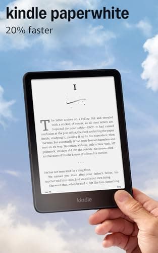 Amazon Kindle Paperwhite 16GB (newest model) – 20% faster, with new 7" glare-free display and weeks of battery life – Black 7