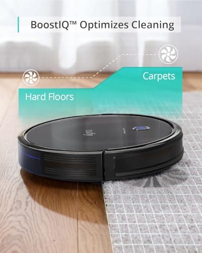 eufy Certified Like-New BoostIQ RoboVac 11S MAX Robot Vacuum Cleaner, Super-Thin, Powerful Suction, Quiet, Self-Charging, Cleans Hard Floors to Medium-Pile Carpets, Black (Renewed) 5
