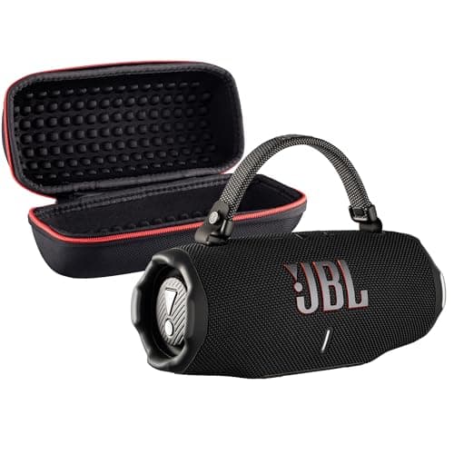 JBL Charge 6 Portable Bluetooth Speaker (Black) | IP68 Waterproof, DustProof, and DropProof, Outdoor Wireless Audio |28Hrs Playtime + Travel Case Bundle
