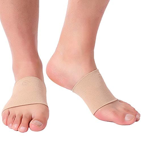 Doc Miller Arch Support Sleeves for Feet – Plantar Fasciitis Brace for Foot Pain Relief, Compression Socks, Heel Spurs, Fallen Arches, Orthotic Aid, and Planters Facetious Relief, 1 Pair 6