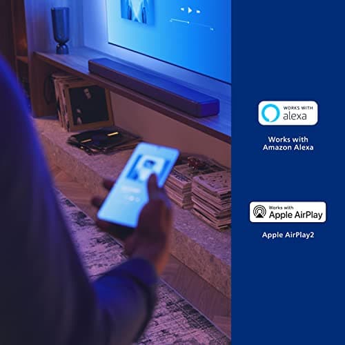 PHILIPS Fidelio FB1 7.1.2-Channel Surround Sound Soundbar with Integrated Dolby Atmos and Subwoofer + DTS Play-Fi, All-in-One, Premium Design and Materials 6