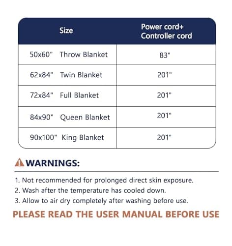 Flannel Electric Blanket King Dual Control, Heated Blanket with 20 Heat & 10 Timer Settings, Auto Shut-Off & Overheat Protection, Machine Washable, ETL Certified, 90x100 in, Gray 8
