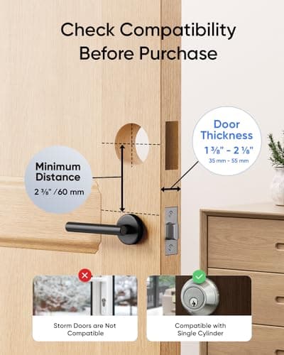 eufy Security Video Smart Lock S330, 3-in-1 Camera+Doorbell+Fingerprint Keyless Entry Door Lock, Smart Wi-Fi Deadbolt for Front Door, App Remote Control, SD Card Required, Chime Included 7