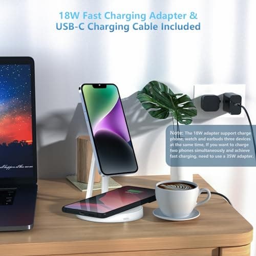 GAGBK Wireless Charger for Samsung, 3 in 1 Wireless Charging Station 6