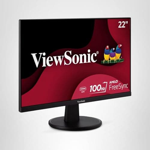 ViewSonic VS2247-MH 22 Inch 1080p Monitor with 100Hz, FreeSync, Thin Bezels, Eye Care, HDMI, VGA Inputs for Home and Office 8