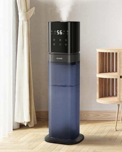 AILINKE Humidifier Large Room, 2.1Gal/8L Humidifiers for Bedroom with Extended Tube, Large Humidifiers for Home 1000 sq.ft. Cool Mist Humidifier with Night Light, School/Office/Warehouse