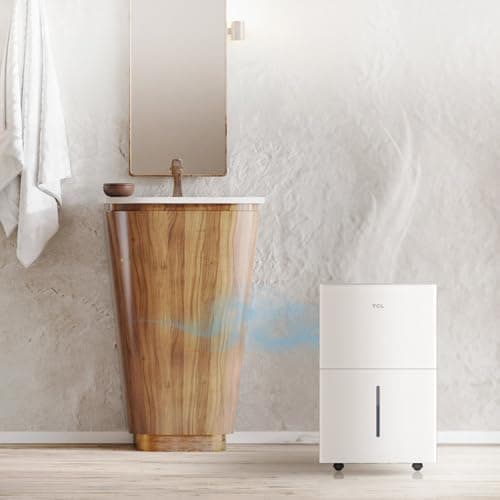 TCL 2000 Sq. Ft. Smart Dehumidifier, Energy Star Most Efficient 2024, Ultra-compact, 25 Pints Per Day, Ideal for Basements, Rooms, and Other Living Spaces, Works with Alexa/Google Assistant – H25D44W 11