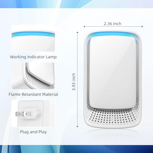 Air Ionizer for Home, Negative Ion Generator, Air Purifier Plug In Portable for Room Filterless Mobile Air Ionizer Air Cleaner for Odors Smoke for Home,Office (2, Watts) 8