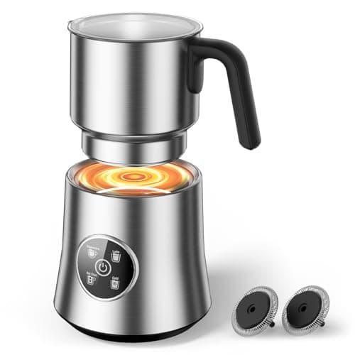 Milk Frother and Steamer, Large Capacity, Electric Frother for Latte