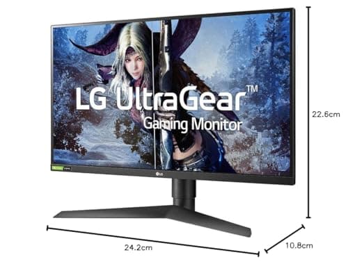 LG UltraGear QHD 27-Inch Gaming Monitor 27GL850-B, Nano IPS 1ms (GtG) with HDR 10 Compatibility and NVIDIA G-SYNC, 144Hz, Black 10