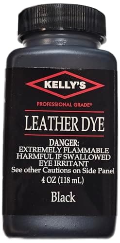4 Oz. Kelly Cobbler Leather Dye Black By Fiebing 6