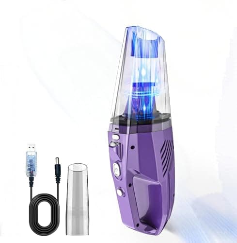 Handheld Vacuum Cordless,Car Vacuum Cleaner Portable Wireless with Powerful Suction/Multi Accessories,Low-Noise Lightweight Mini Hand Vacuum Cordless Rechargeable for Car,Office and Home Cleaning