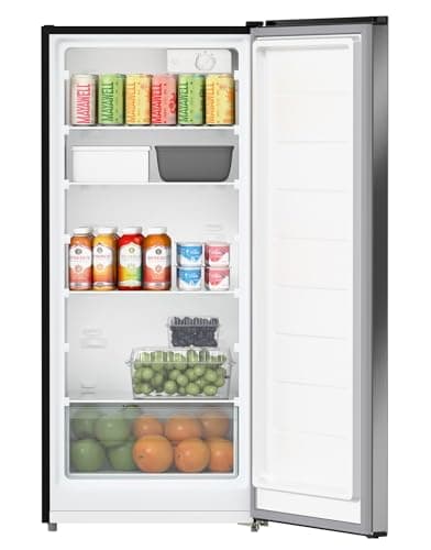 KoolMore 7 Cu. Ft. Garage Ready Convertible Upright Manual Defrost Freezer/Refrigerator in Stainless Steel 2