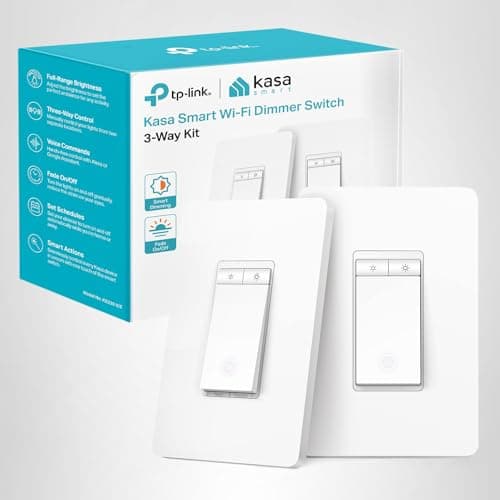 Kasa Smart 3 Way Dimmer Switch KIT, Dimmable Light Switch Compatible with Alexa, Google Assistant and SmartThings, Neutral Wire Needed, 2.4GHz, ETL Certified, No Hub Required, White (KS230 KIT v2) 8