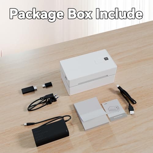 PeriPage Bluetooth Thermal Shipping Label Printer,Wireless 4x6 Shipping Label Printer for Shipping Packages,Support iPhone iPad Android Windows & Mac,Used for Amazon, Ebay,Shopify, Etsy, USPS. 6