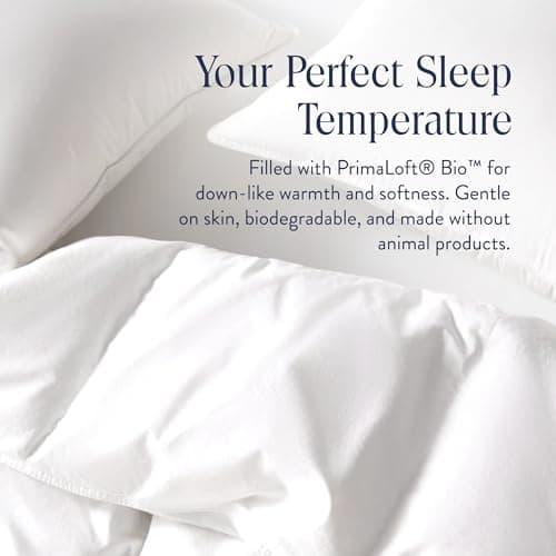 Brooklinen Lightweight Luxury Down Alternative Comforter – Twin/Twin XL Comforter Size, Cozy, Soft Bedding with 100% Cotton Sateen Shell, Vegan and Baffle Box Construction – Ideal for All Sleepers 5