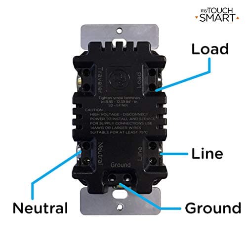 myTouchSmart 33861 LE One in-Wall Digital Timer, Push Door Switch, Backlit LED Screen, 8 Custom On/Off Times, Countdown Mode, Daily/Weekly Set, Off & Countdown 6