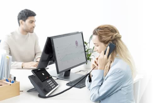 Yealink MP56-TEAMS Edition Desk IP Phone 7" Touch Screen, PoE, Power Adapter Not Included 8