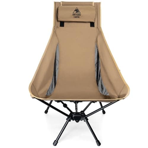 ONETIGRIS Tigerblade High Back Camping Chair with Pillow Design, Comfortable Widened Seat Folding Chair 9
