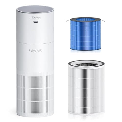 Lifecreek Air Purifier And Humidifier Combo For Large Room Up to 1084 Ft², 3-Stage Filter Humidifier and Air Purifier in One With WIFI Control - 22Db(Humidification cannot be used alone)