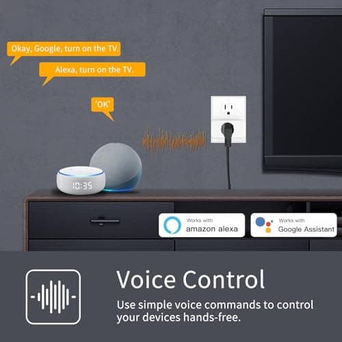 XFOX Plug,Support SmartThings, ETL & FCC Certified, 4 Pack 5