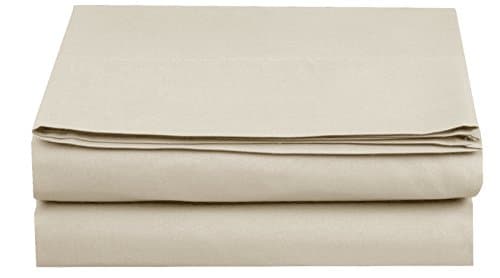 Luxury Fitted Sheet on Amazon Elegant Comfort Wrinkle-Free 1500 Premier Hotel Quality 1-Piece Fitted Sheet, Queen Size, Cream