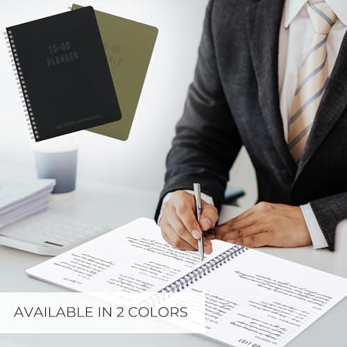 ZICOTO Aesthetic To Do List Notebook For Work or Home - Simple Daily Planner to Easily Organize Your Tasks And Boost Productivity - Stylish Undated Organizer Supplies For Women and Men 7